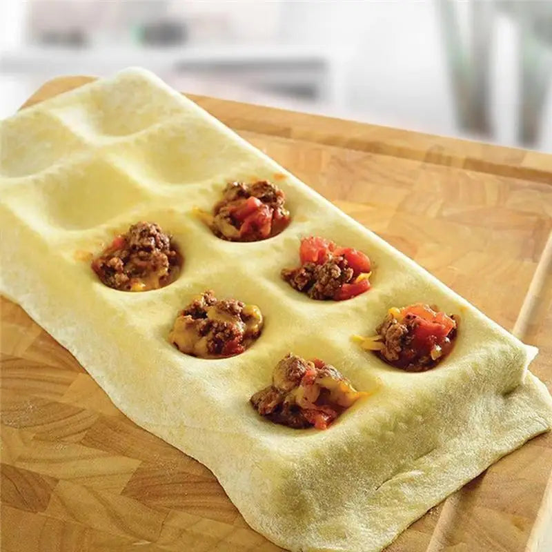 Italian Pasta Mold Ravioli Tray Plate Pin Square Edges Frame For Perfect Attachment And Shape Large Ravioli Maker