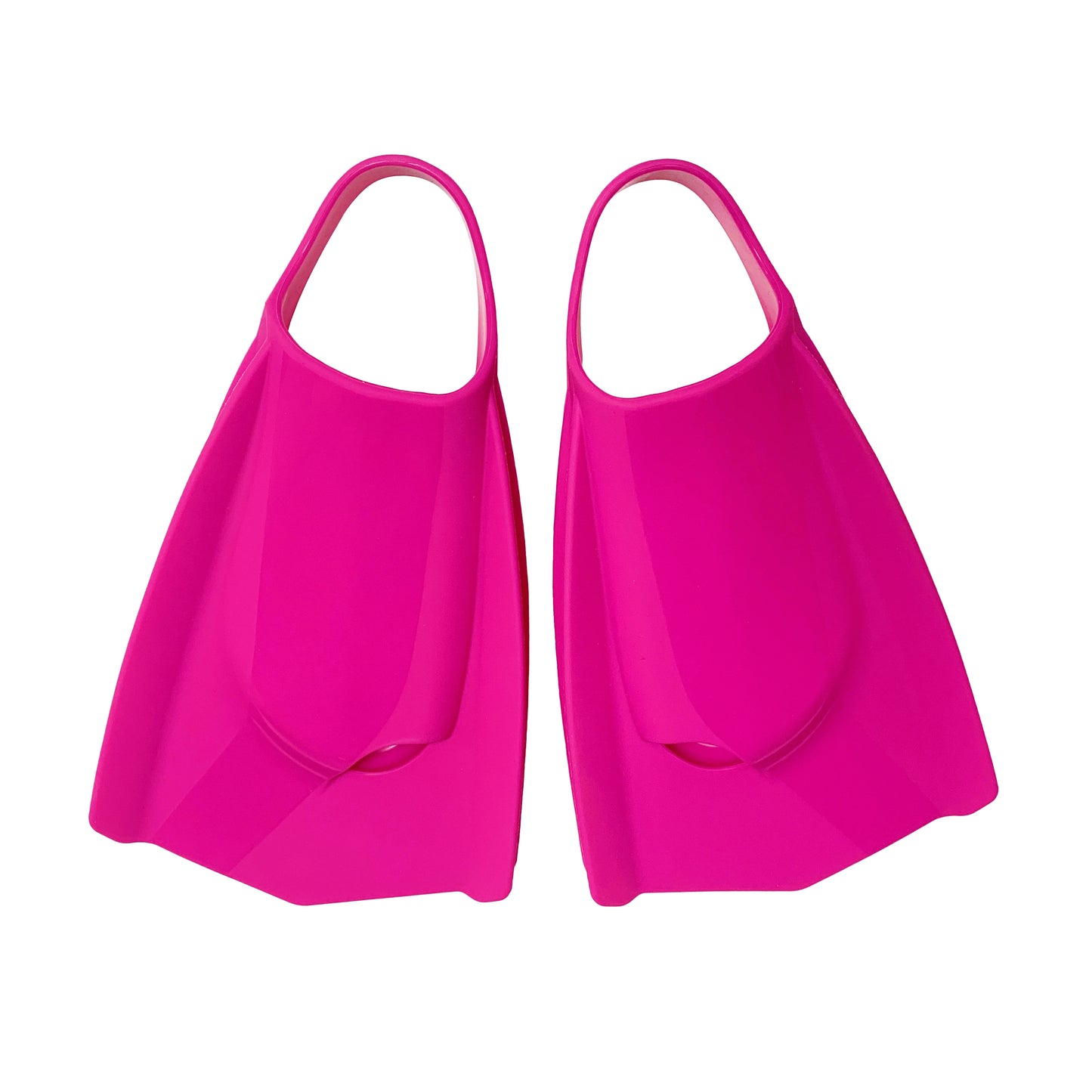 Unisex Adult Powerfin Professional Swim Training Fins Comfortable Silicone Short Blade Flippers Left-Right Design with Open Heel