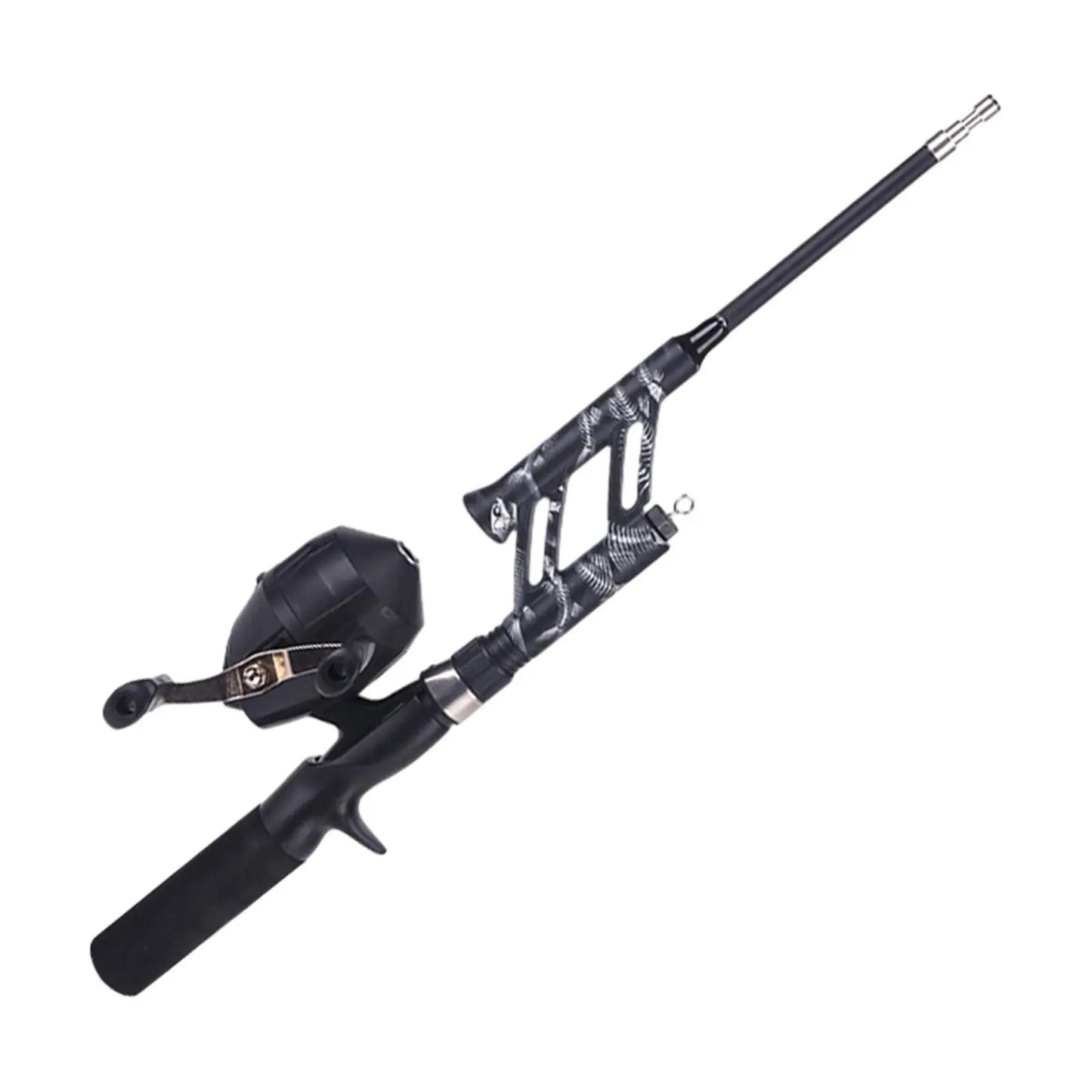 Fishing Rod and Reel Portable Ultralight Carbon Fiber Pole with EVA Handle