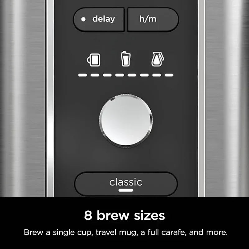 Ninja Hot & Iced XL Coffee Maker, 4 Brew Styles, Single-Serve Coffee Brewer, 12-Cup Carafe, Removable Reservoir, CM371