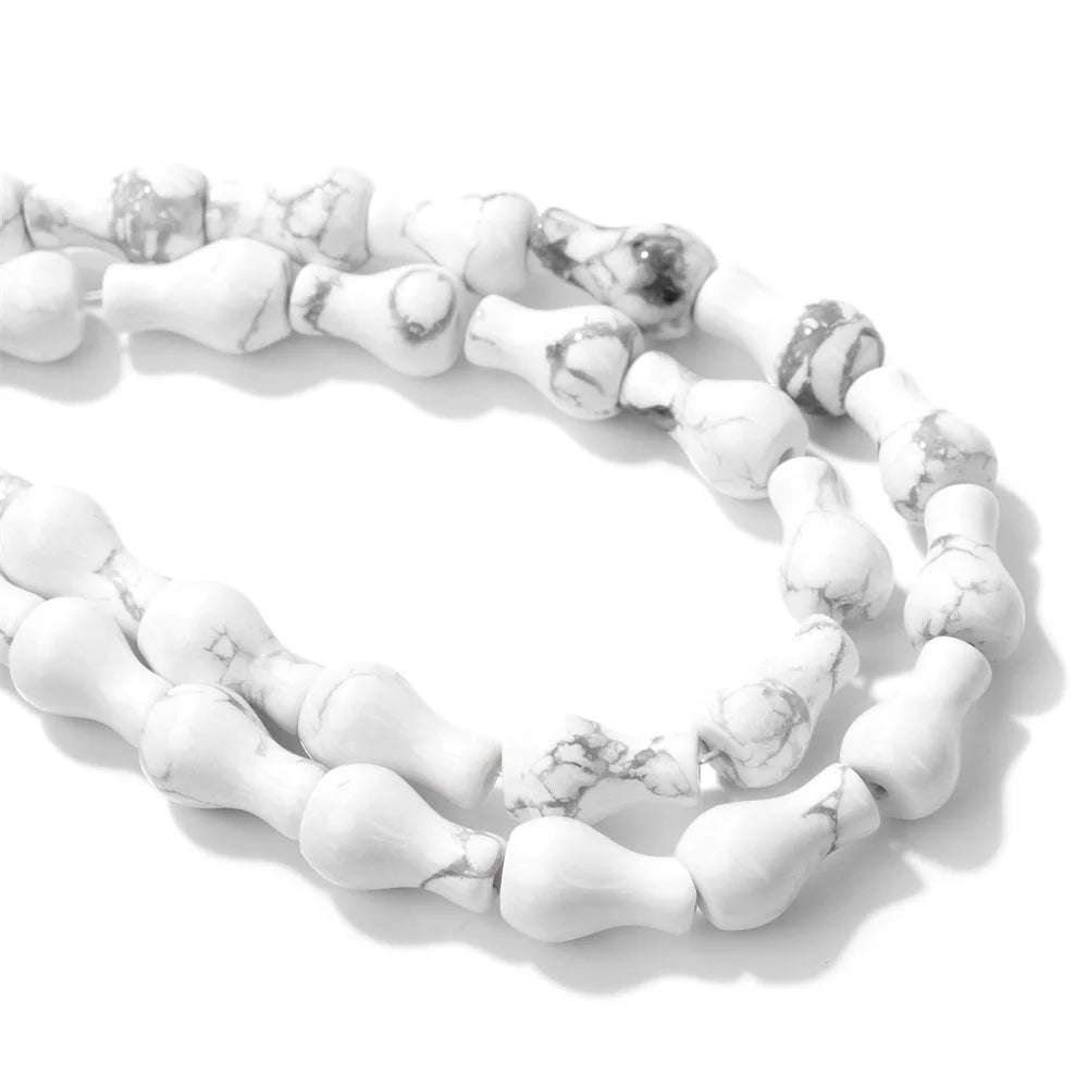 8x12mm Natural Vase Shape Stone Beads Agates Opal Tiger Eye Gems Bead Polished Spacer Loose Beads for Jewelry Making Handmade