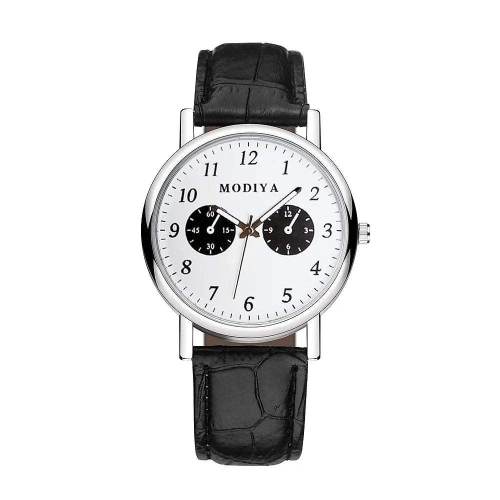 Men Watches Business Wrist Watch Luxury Leather Strap Analog Watches Quartz Wristwatches Clock Men Women Casual Simple Watch