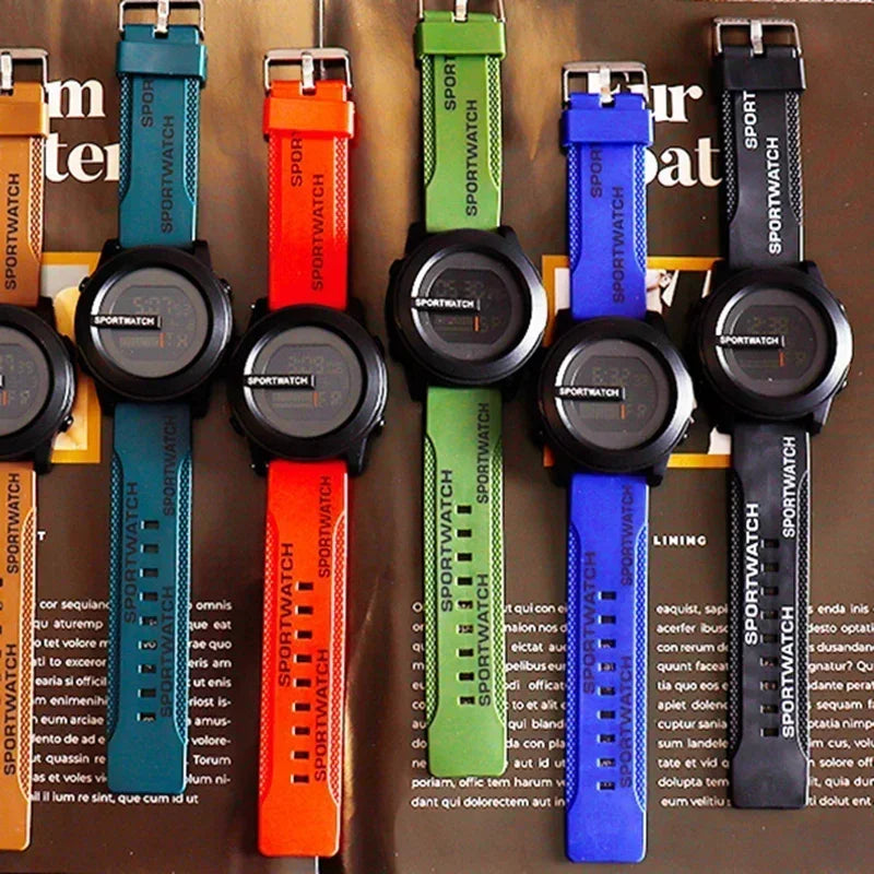 Sport Watch for Man Digital Wristwatch Stopwatch Luminous Date Week Waterproof Men's Clock Electronic Watch Relogio New