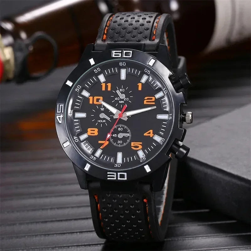 Quartz Men Watches Reloj Hombre Luxury Male Clock Sport Mens Watch Fashion Silicone Strap Student Wristwatches Gift relojes