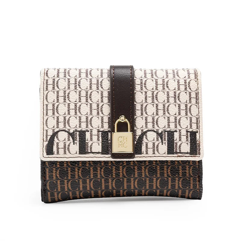 CH Premium Feeling Wallet High Quality Standard Wallet Ladies Temperament Style Fashion Versatile Letter Print Design Walle