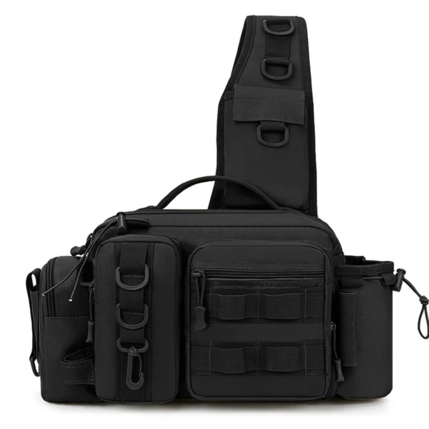 Men Fishing Tackle  Single Shoulder Crossbody Tactical Bags Waist Pack Fish Lures Gear Utility  Fishing Box Chest