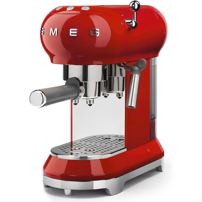 Smeg Espresso Coffee Machine, Red