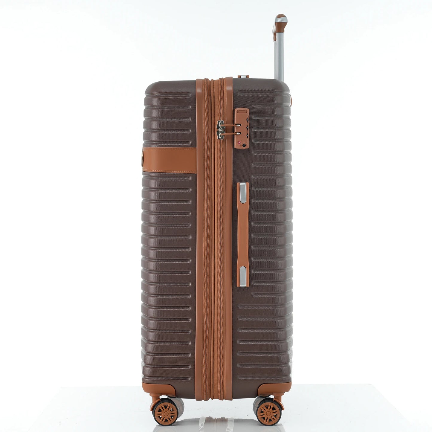 4 PCS ABS Hardside Rolling Luggage with Spinner Wheels 16'' 20'' 24'' 28'' Expandable Travel Hardside Suitcase TSA Approved Lock