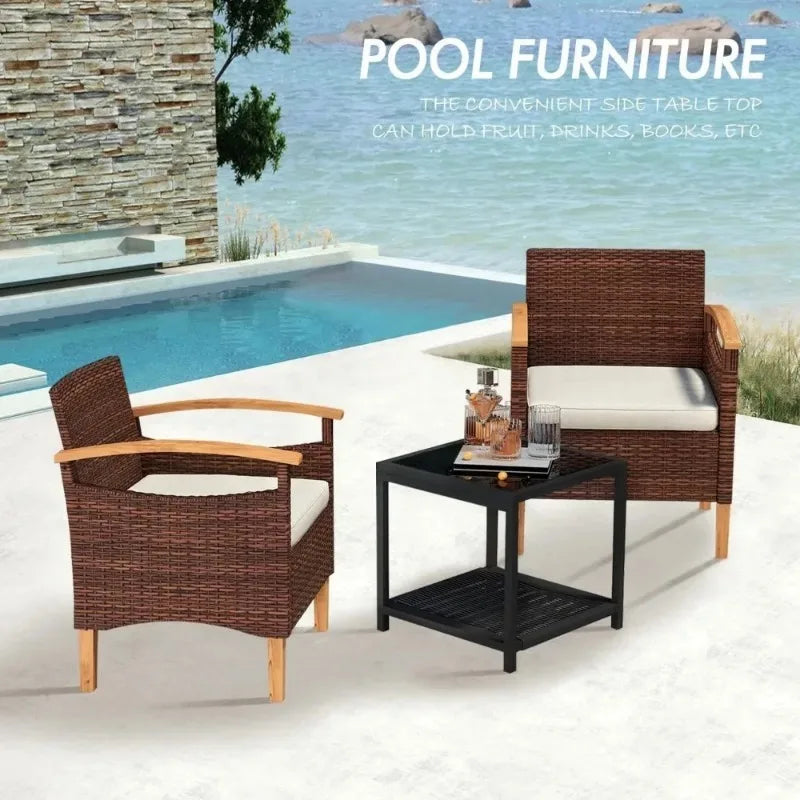 Outdoor Courtyard Furniture Set, Outdoor,  Small Bar Table and Chair