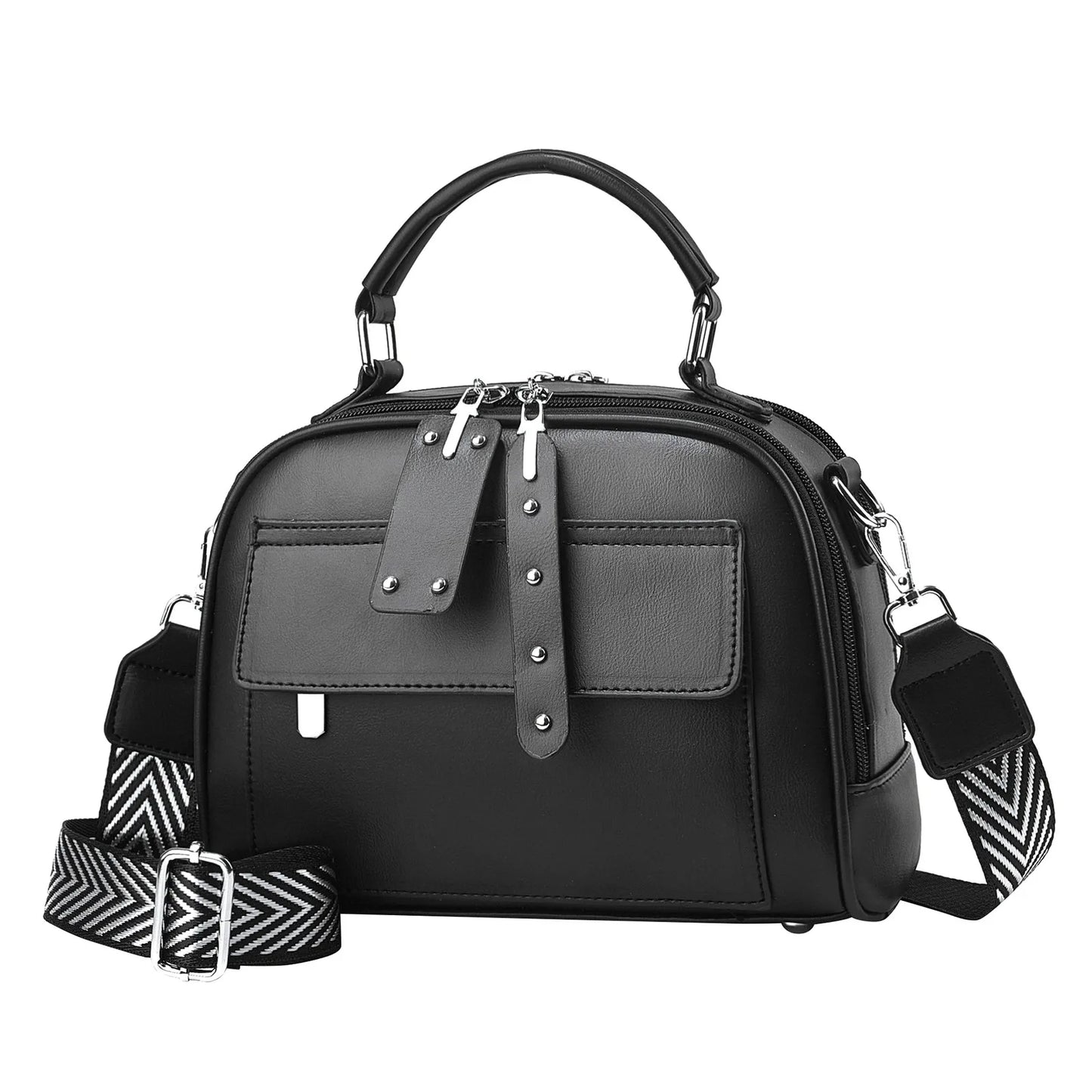 Retro Women's Handbag Crossbody Bags 2024 Korean Fashion Handbag Vintage Women's Shoulder Bag Mini Multi-function Pu Leather Bag