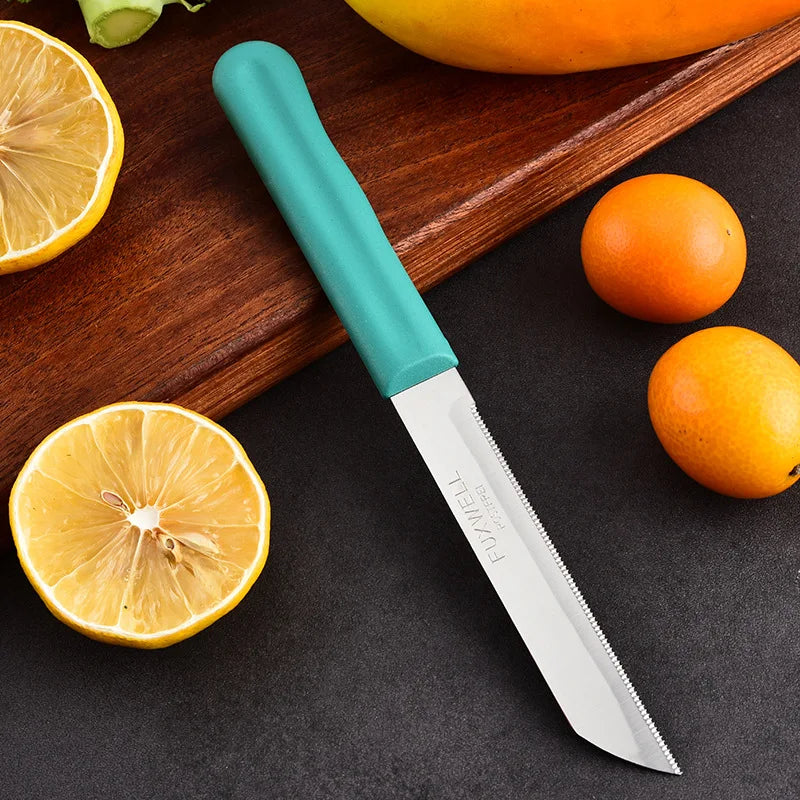 12pcs/Set Steak Knives Cutlery Set with Serrated Blade Dinner Knifes Set for Meat Bread Quality Kitchen Knife