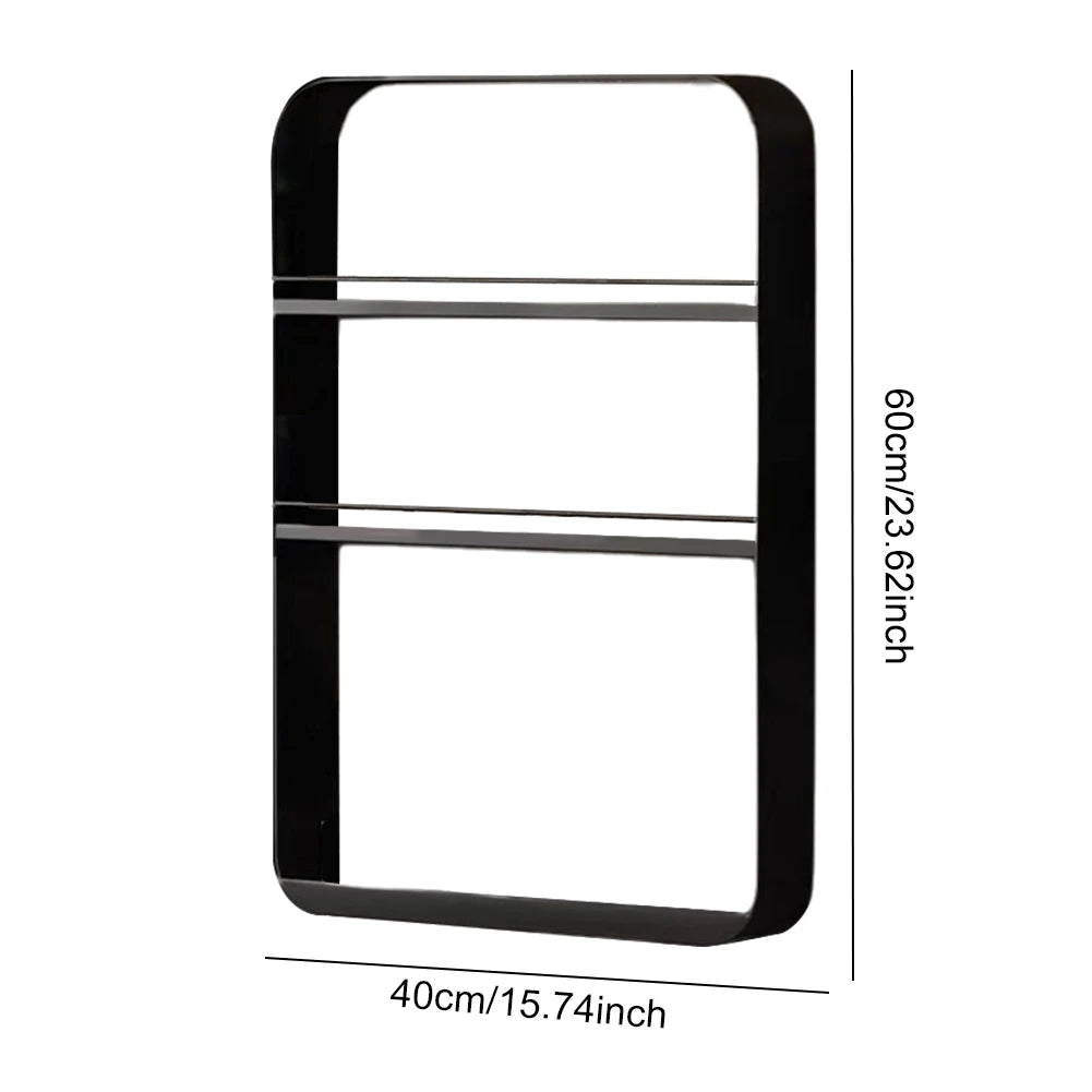Three Layer Bathroom Bottles Storage Rack Wall-Mounted Shelves Shower Holder For WC Shampoo Organizer Bathroom Accessories