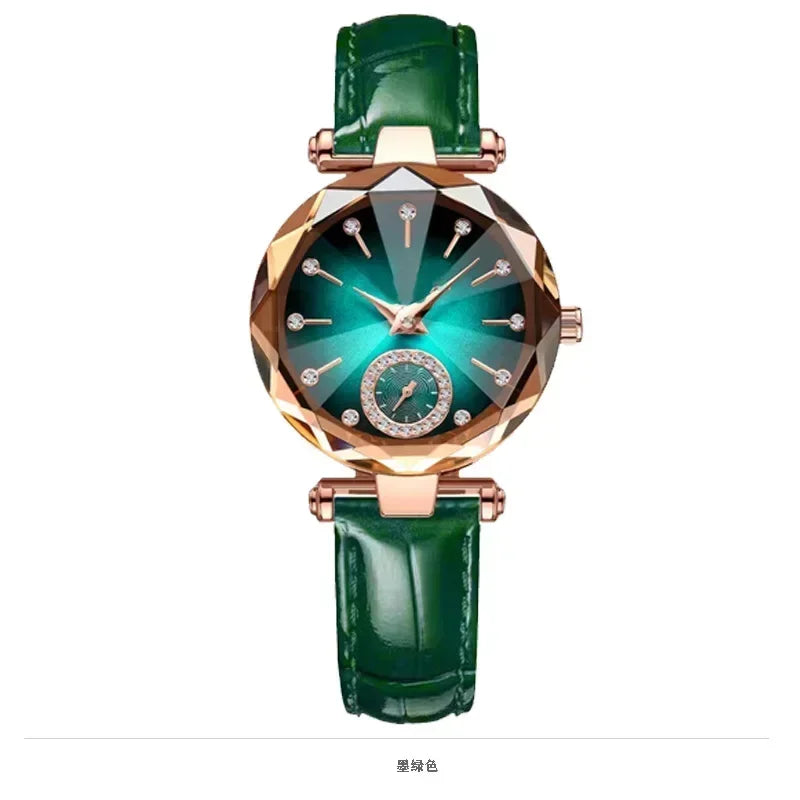 Luxury Woman Wristwatch Elegant Waterproof Stainless Steel Watch for Ladies Dress Diamond Quartz Women Watches Relogio Feminino