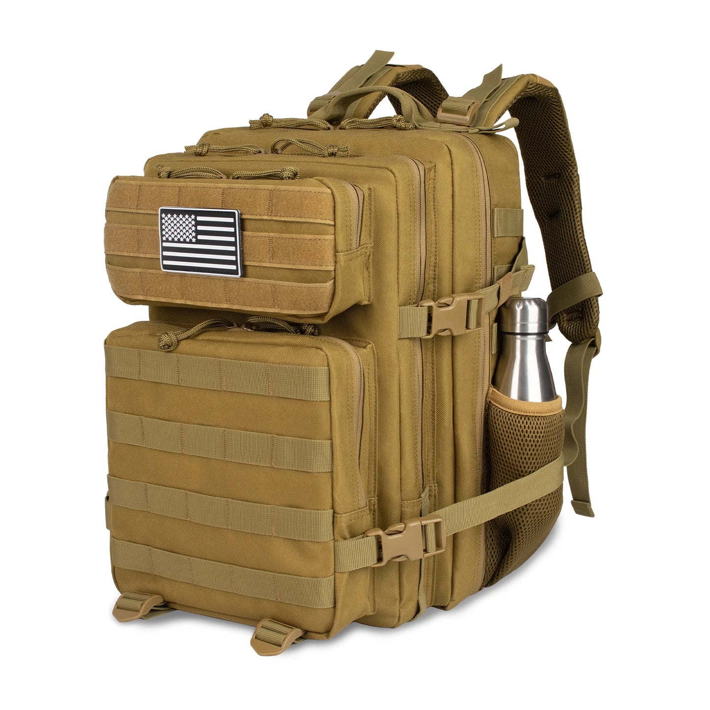 35l Tactical BackPack for Men Highland Assault Big Army Pack 3 Day molle bug out back with Water Cut back outdoor camping hiking