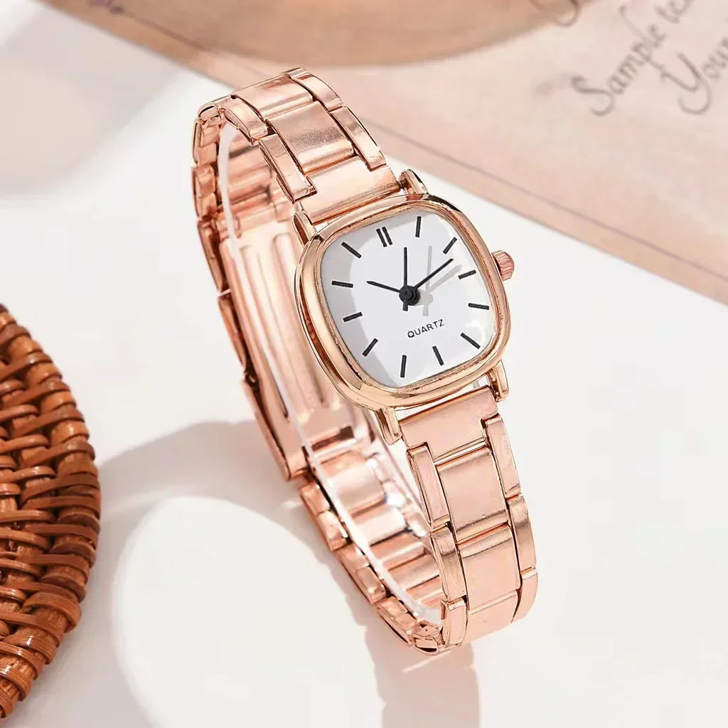 Luxury Watches for Women Fashion Analog Quartz Watch Steel Band Wristwatch Ladies Watches Casual Bracelet Watch Gifts for Women