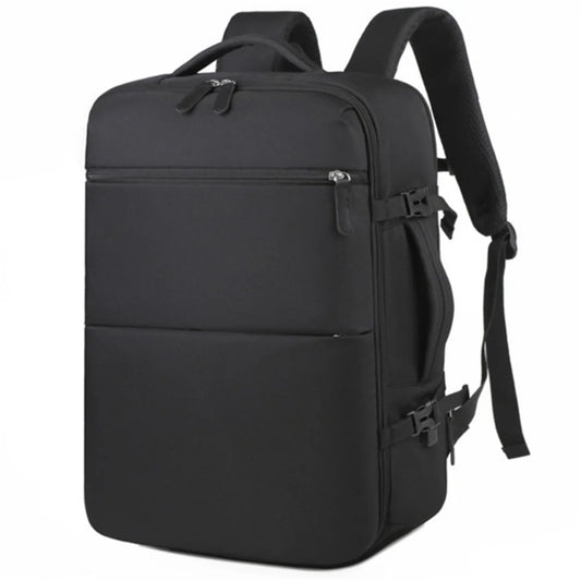 Women's Large Capacity Backpack with USB Charger and Shoe Pocket, Flight-Approved for Easy Travel.