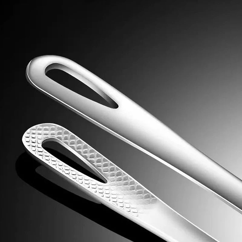BBQ Food Tongs Barbecue Clip Stainless Steel Kitchen Food Meat Clip Non-slip Non-Stick Steak Clamp Cooking Tool For Grill Baking