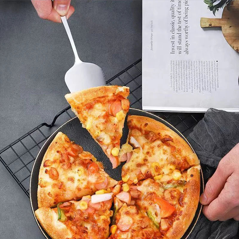 Stainless Steel Triangle Pizza Cutter, Cheese Cutter, Household Kitchen Baking Tools, Butter Knife