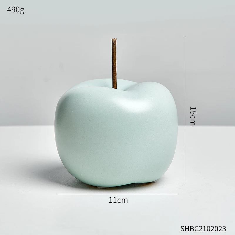 Fruit Statues and Statues Apple Sculptures  Figurines for Interior House Decorations Modern Home Decoration Luxury Room Decor