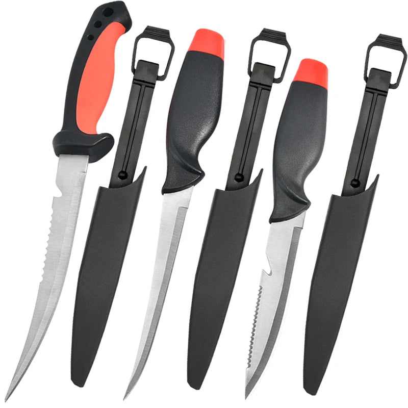Stainless Steel Multifunctional Fishing Knife Fish Killing Knives Fish Planing Knife Kitchen Sharp Meat Cleaver Fruit Knife
