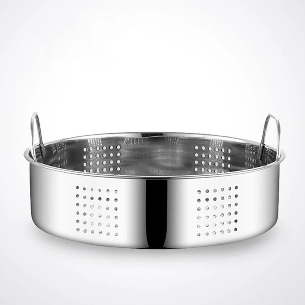 2 Pcs Pressure Cooker Steamer Steaming Basket Plate Rice -in for Pot Silver Rack Cookware