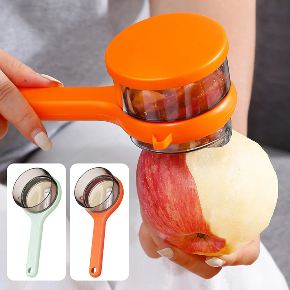 Vegetables Peeling Knife with Storage Box Manual Fruit Apple Peeling Cutter Potatoes Cucumber Shelling Tool Kitchen Accessories
