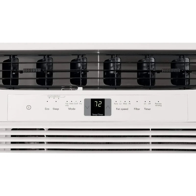 FRIGIDAIRE 12,000 BTU 115V Window-Mounted Compact Air Conditioner with Remote Control, White