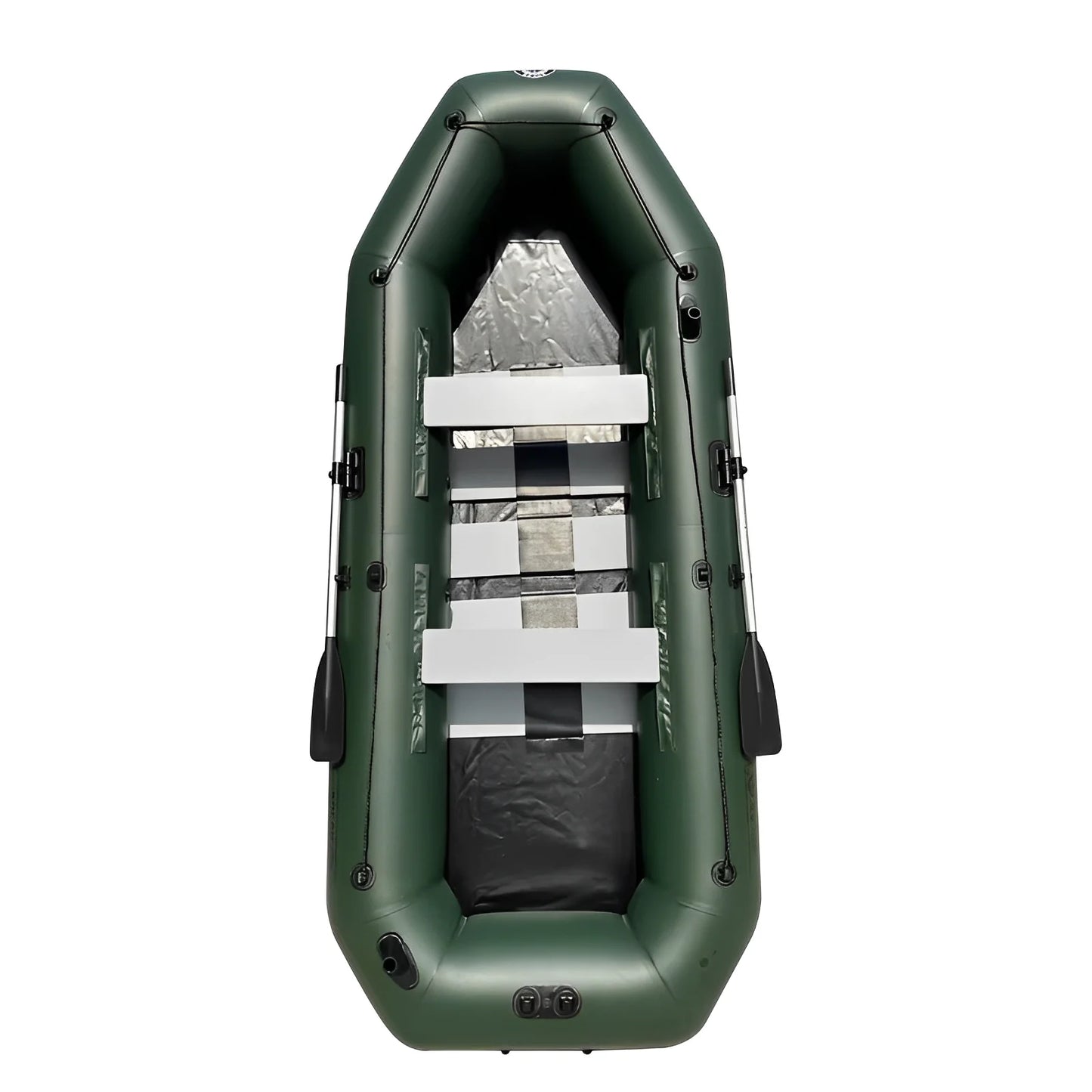 SOLAR MARINE 3.3M 10.8FT PVC Inflatable Fishing Boat Racing Boats and Kayak Water-skiing Canoe for Adult Outdoor Watersport