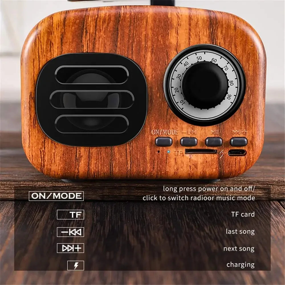 Wireless Bluetooth Speaker Plug Card Home Charging Small Stereo Retro Vintage Gramophone Shape Portable USB Interface Travel