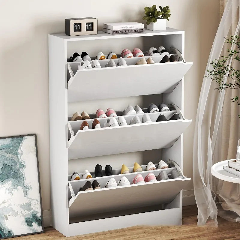 Living Room Shoe Rack Storage Organizer Hallway Cabinet Drawers Schuh Organiser Slim Range Chaussures Furniture Home