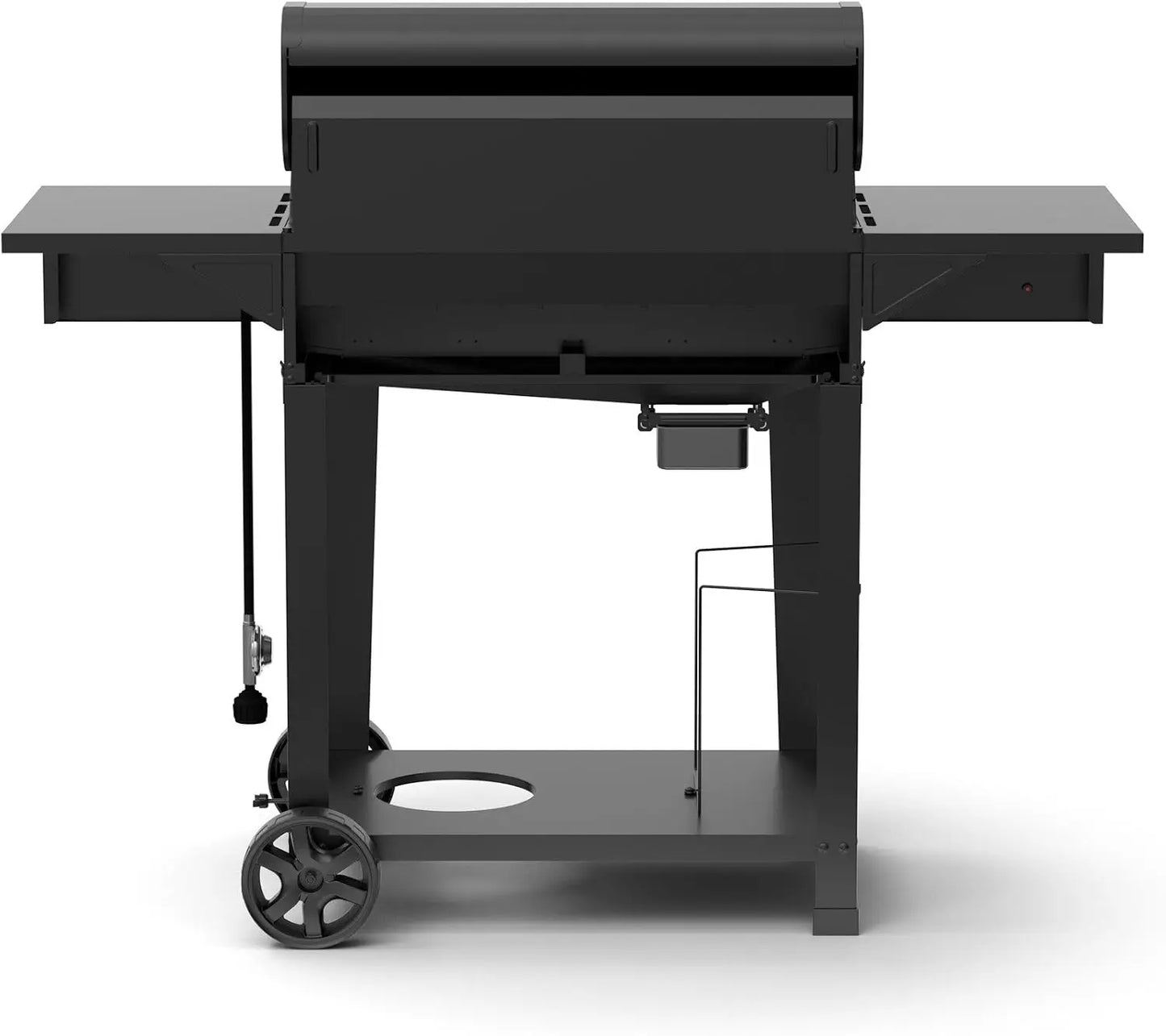 720-0982 5 Burner Propane Barbecue Gas Grill, Side Shelves with Hooks, for Outdoor Cooking, Patio, Garden Barbecue Grill,Black