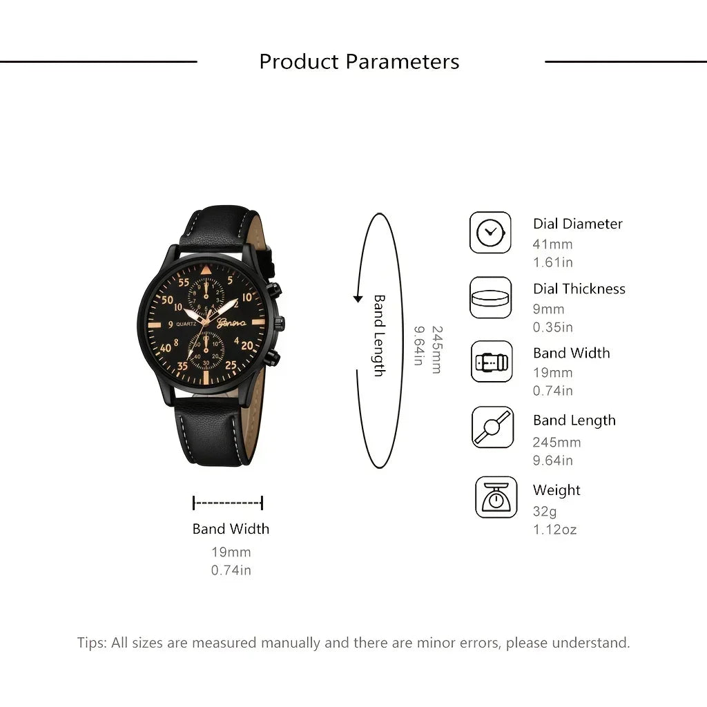 VIP 4/2/1pcs Watches Set for Men Reloj Hombre Men Quartz Wristwatches Montre Homme Business Luxury Casual Clock Watch（no Box）