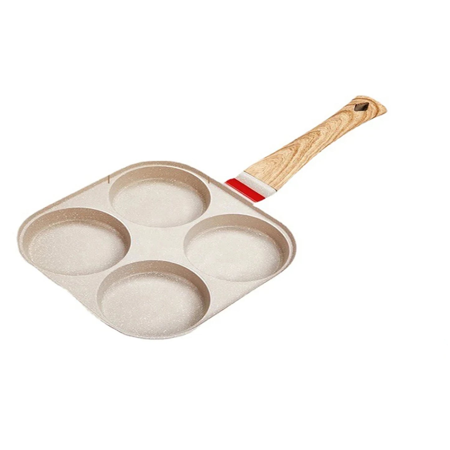 1 Pc Thickened 4 Holes Omelette Pan Non-Stick Egg Grilled Steak Breakfast Making Cooking Eggs Ham Oven tray Air fryer liner