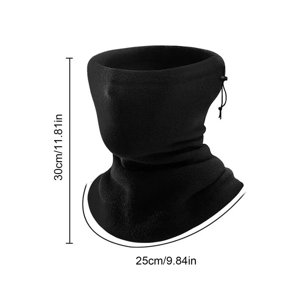 Neck Gaiters For Men Polar Fleece Adjustable Elastic Neck Warmer For Men Windproof Winter Warming Supplies For Women Men Females