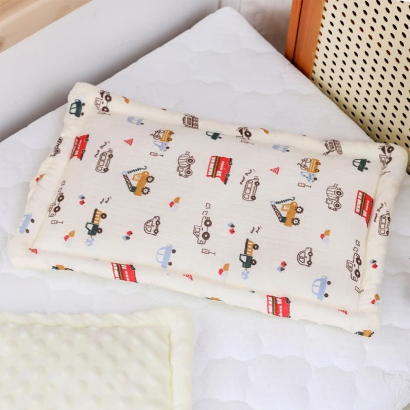 Babies Bedding Pillow Gentle Newborn Infant Pillow Lovely Designed for Newborns Comfort Sleep Pillow