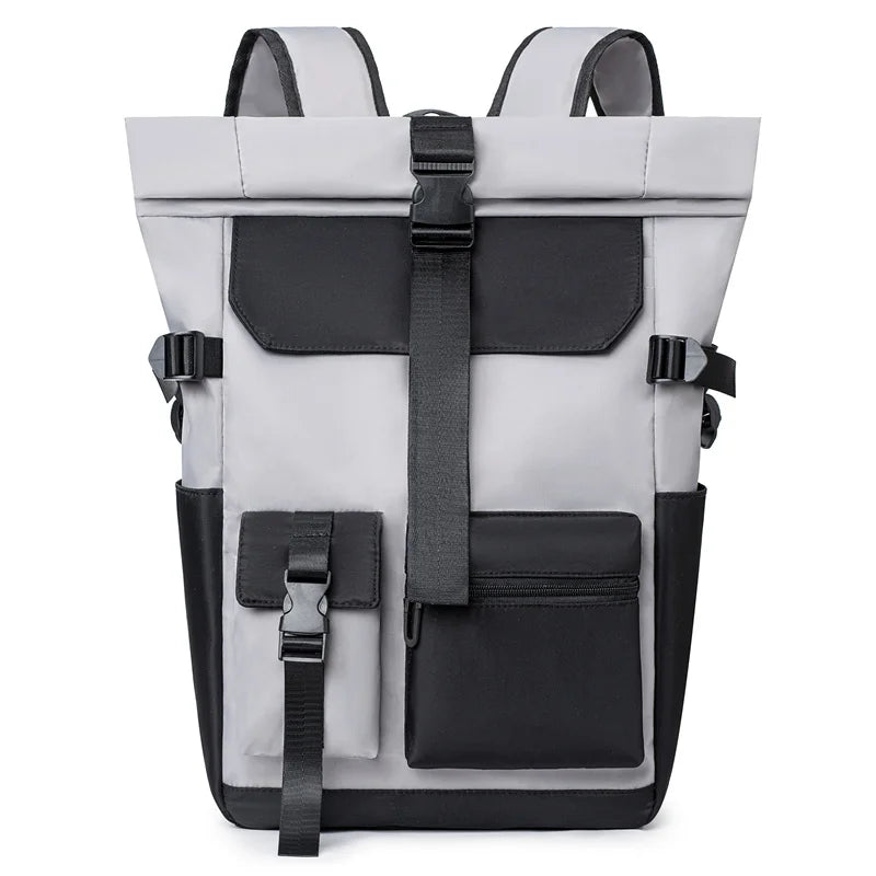 Men Oxford Multifunctional Fashion Backpack Antitheft Leisure Trend Youth Man School Bag Travel Knapsack Large Capacity Rucksack
