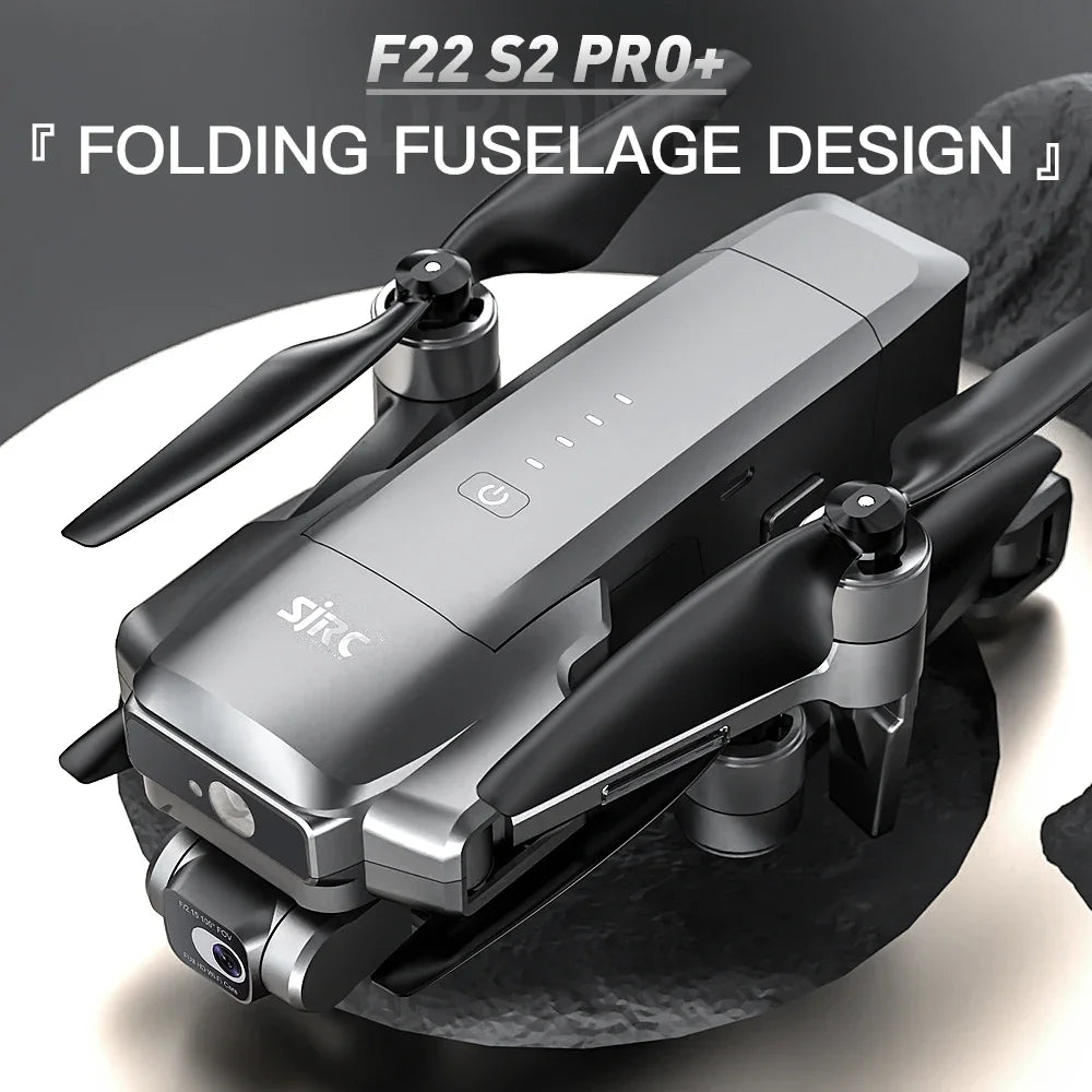 2024 New F22s S2 Pro+ Drone Remote Control Wifi 6KM 11.1V 3500mAh GPS Profissonal SJRC F22S 4K PRO Drone with Camera