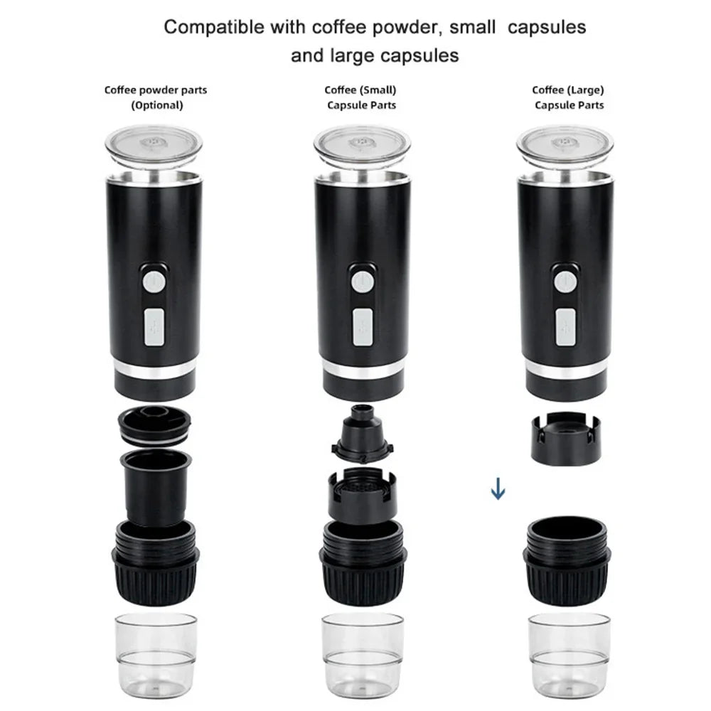 2024 New Full-Automatic Espresso Coffee Machine Mini For Large And Small Capsules