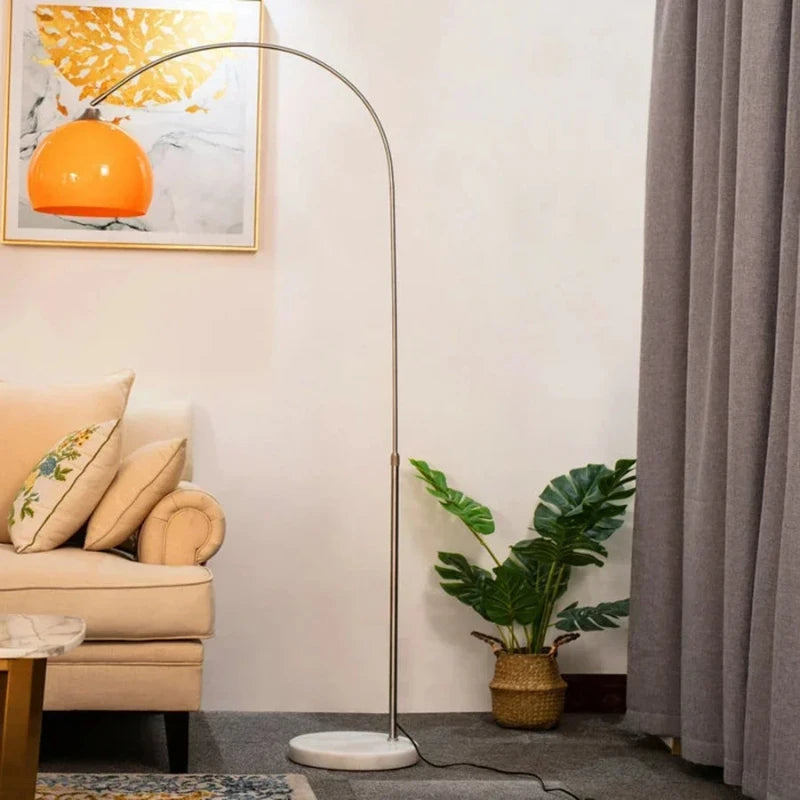 Nordic Modern Minimalist Living Room Fishing Floor Lamp Study Sofa Coffee Table Reading Home Decoration Lamp