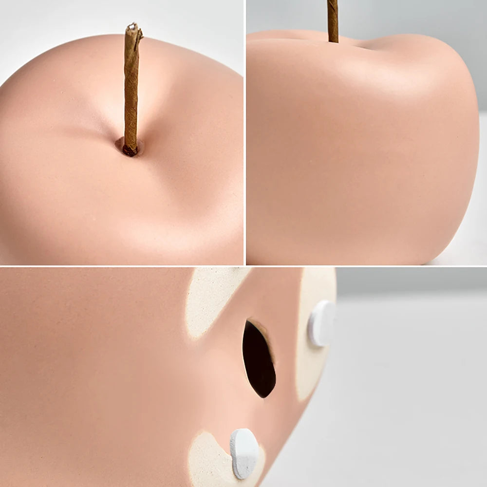 Fruit Statues and Statues Apple Sculptures  Figurines for Interior House Decorations Modern Home Decoration Luxury Room Decor