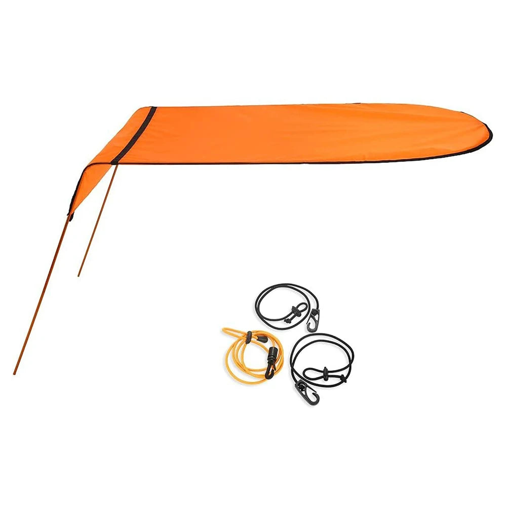 Universal Durable Single Kayak Canoe Personal Inflatable Kayakawning For Summer Dinghy Boat Camping Sun Shelter 125x110cm