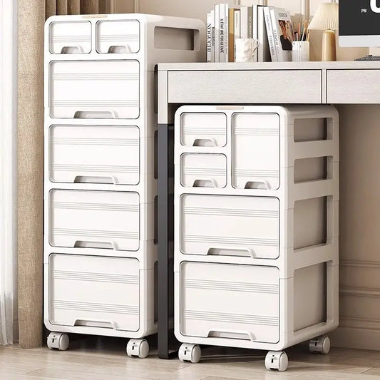 Under-Desk Storage Cabinet Drawer Removable Living Room File Organizer Bedroom Bedside Table Organizers Container for Room