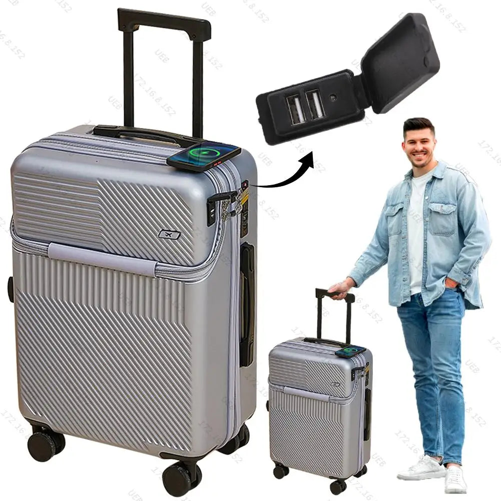 12 Inch 20 Inch 24 Inch Large Capacity Luggage Set with Spinner Wheels Travel Suitcase On Wheels Zipper Trolley Luggage Bag Case