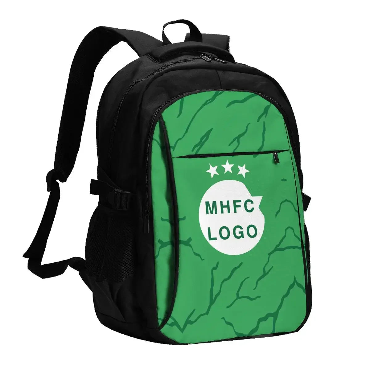 Israel F.C MHFC Large Durable Travel Laptop Backpack Water Resistant Bag with USB Charging Port Business Daypack for Women Men