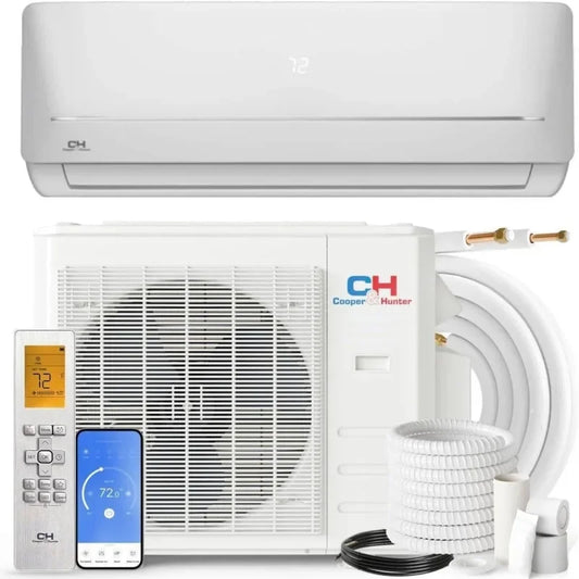 Cooper & Hunter MIA Series, Mini Split Air Conditioner and Heater, 9,000 BTU, 230V, 21.7 SEER