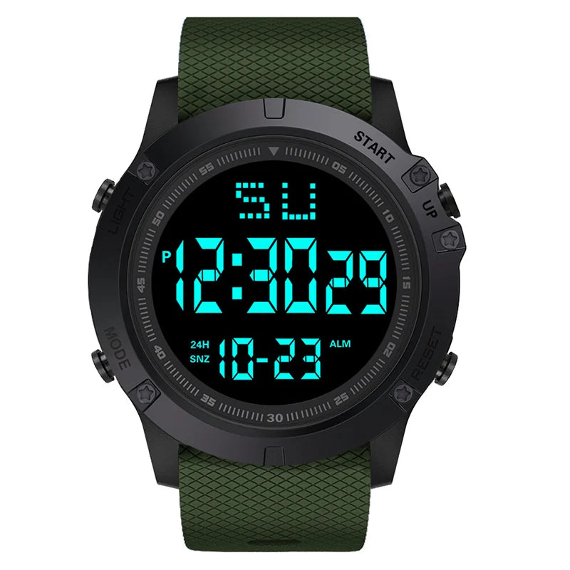 Men Sport LED Watches Top Brand Men Digital Clock Multi-Functional Rubber Man Fitnes Athlete Timekeeping Electronic Watch Reloj