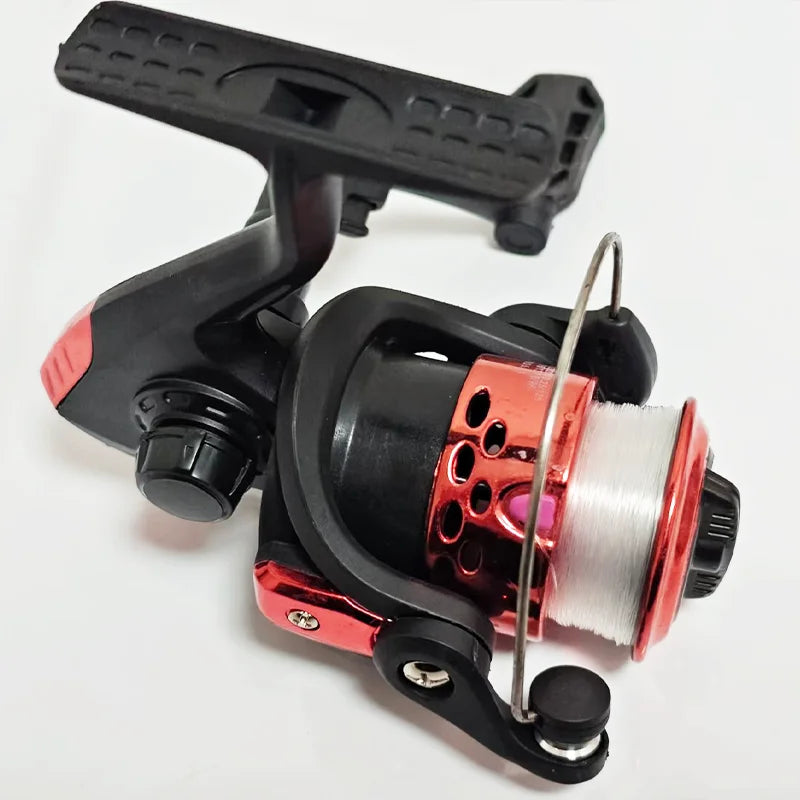 Rooblinos Spinning Fishing Reels 5.2:1 Wheel Plastics Spinning Reel Fishing Lure Wheel Vessel Bait Casting Flying
