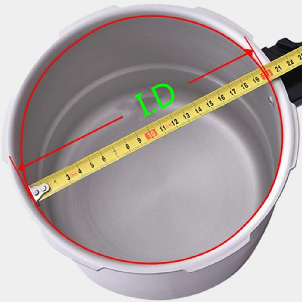 Sealing Ring Clear Silicone Seal Gasket Replacement for Stainless Steel Pressure Cooker 18 26cm Inner Diameter