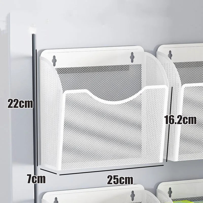 Refrigerator Magnet Storage Box Hanging Basket Storage Rack Magnetic Magnet Stone Side Wall Multi-Function Organization