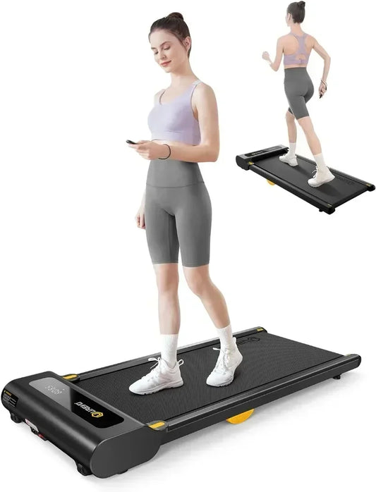 Under Desk Treadmill Walking Pad for Home/Office Portable Walking Treadmill 2.25HP Walking Jogging Machine with 265 lbs Weight